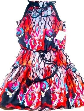Boston Proper Ikat Tribal Mix Dress